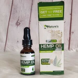 🆕️NIB Natures Landscape 100% Organic Hemp Oil USA Made